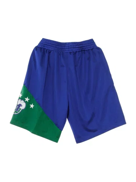Spodenki sportowe Mitchell & Ness niebieskie