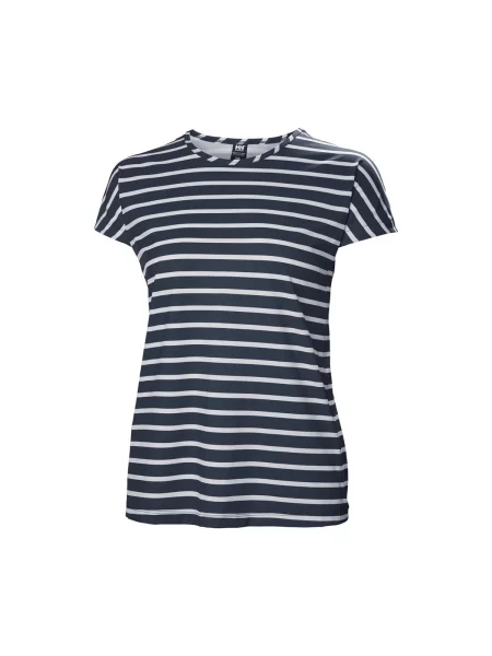 Helly Hansen trekové tričko Thalia Summer Top námořnicky a bílé modré