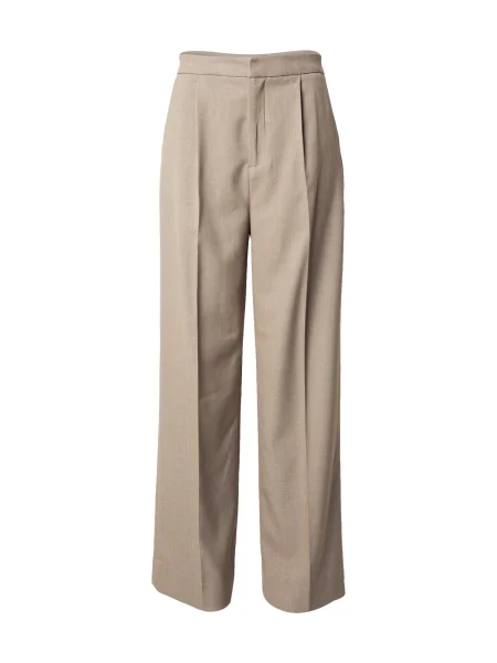 Cph Muse Pantaloni cu dungă TAILOR' bej