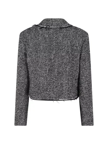 Geacă Seafarer cu model herringbone gri