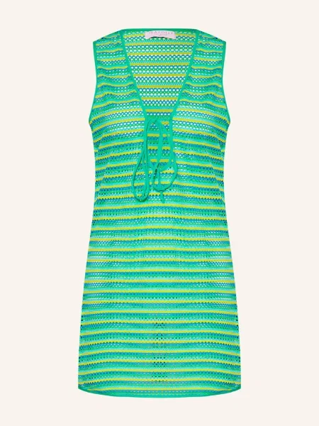 Seafolly Plážové Šaty Calypso zelená modrá