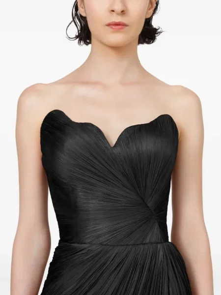 Rochie Iris Serban plisată de costum negru