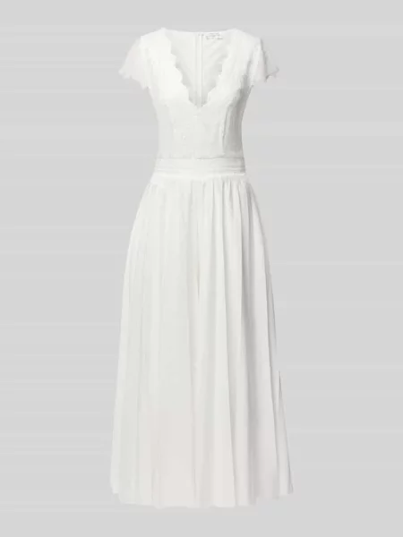 Kombinezon ślubny z głębokim dekoltem w kształcie V model Emmie' Guido Maria Kretschmer Woman biały