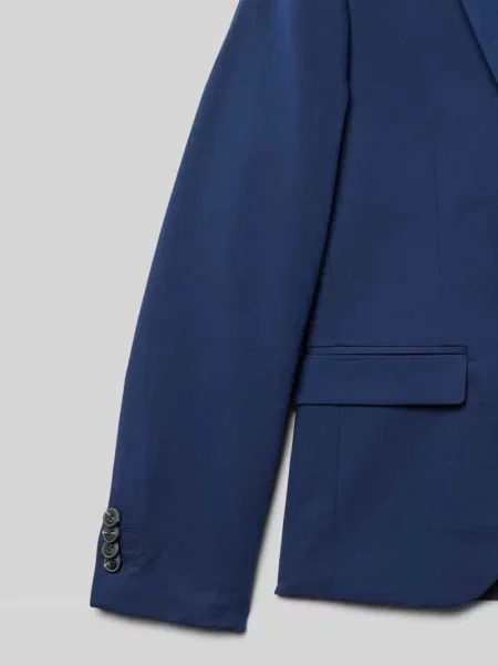Marynarka z kołnierzem z połami model SOLAR' Jack & Jones niebieska