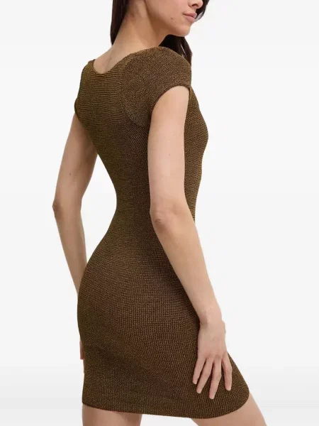 Rochie Bond Eye de costum maro