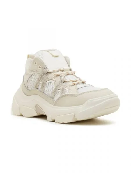 Tommy Jeans Sneakers tornacipő bőr hozzáadásával bézs