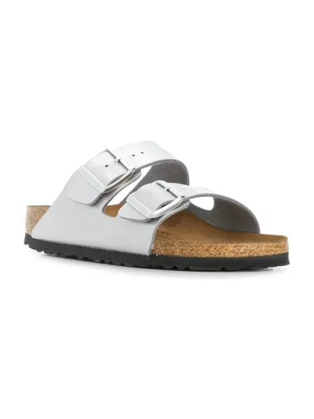 Trampki Birkenstock Arizona Birko-Flor Silver EUR 36 szare