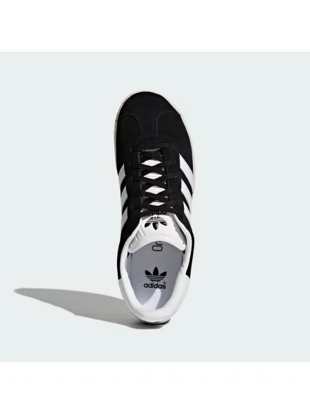 Adidas Obuwie Kobieta Czarny 36 EU Skóra Sneakersy Gazelle białe