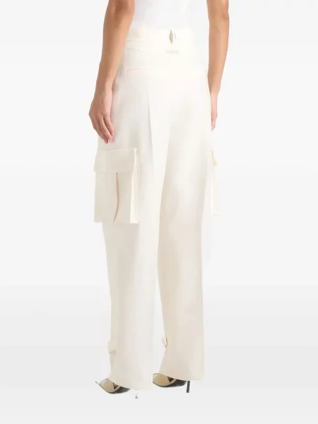 Pantaloni cargo Manière De Voir alb
