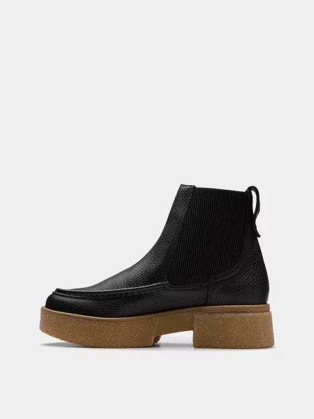 Кожаные ботинки Clarks черные