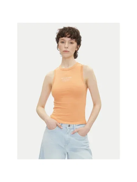 Pepe Jeans Felső Viv Slim Fit narancssárga
