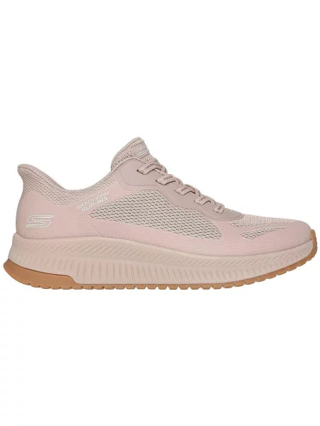 Buty sportowe Skechers Bobs Squad 4 Stapl różowe