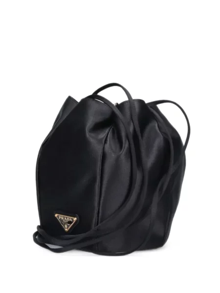 Geantă Prada din satin negru