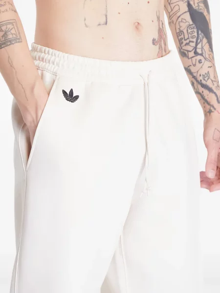 Papuci de casă Adidas cu dungi plasă roșu