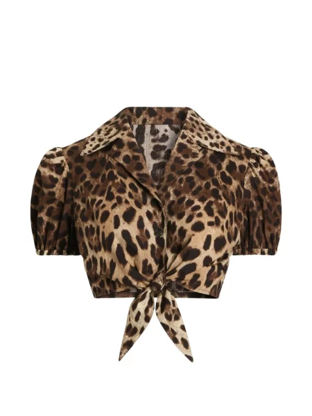 Cămașă Dolce & Gabbana cu imagine din poplin