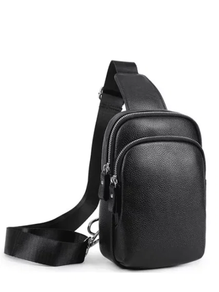 Кожаная сумка Royalbag черная