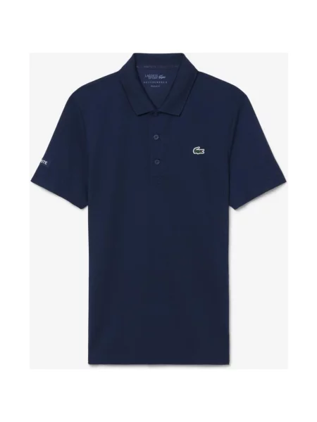 Polo Lacoste Tennis x Novak Djokovic granatowy S niebieska