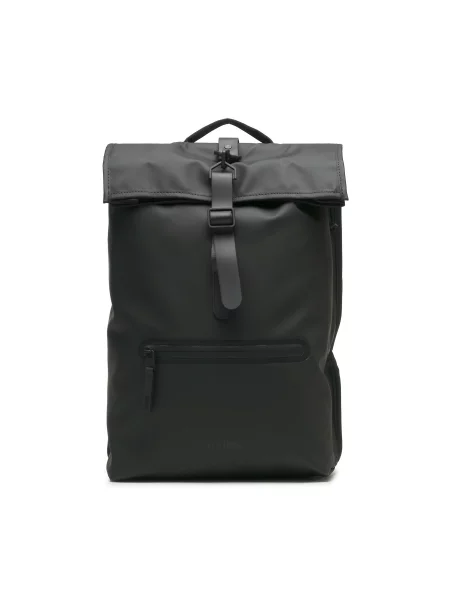 Rains Kuprinė Rollmarškinėliai Rucksack W3 juoda