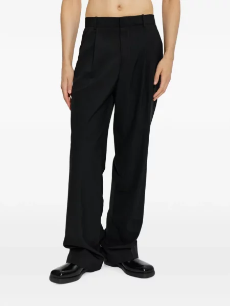 Pantaloni Balmain de lână negru