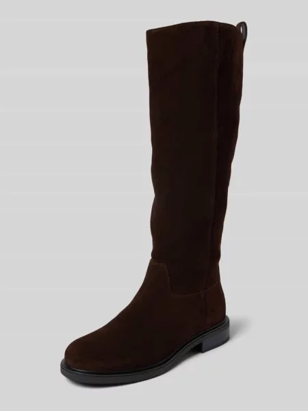 Kozaki z naturalnej skóry z weluru bydlęcego model FREYA' Vagabond