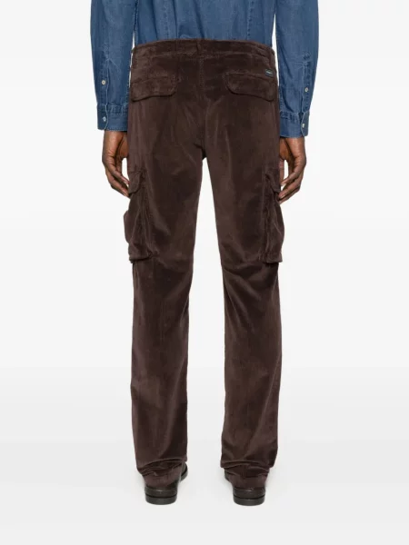 Pantaloni cargo 40 Weft de catifea cord maro