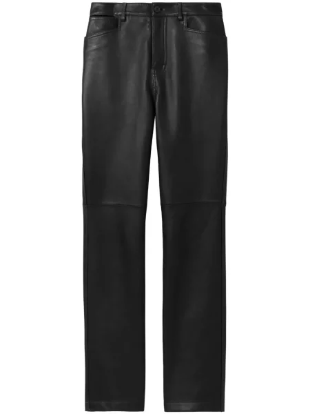 Pantaloni Proenza Schouler White Label din piele alb
