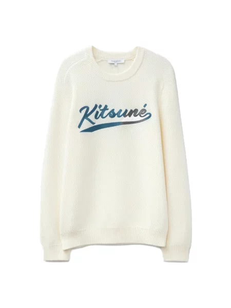 Sweter Maison Kitsune beżowy