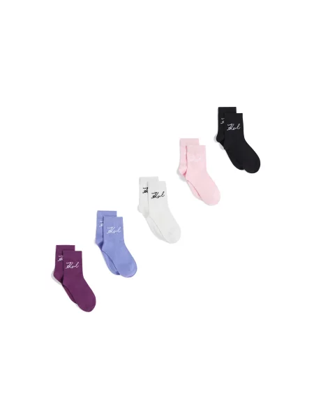 Karl Lagerfeld Ponožky Signature-Socken – ružová