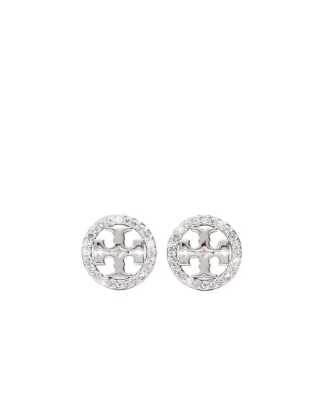 Kolczyki Tory Burch szare