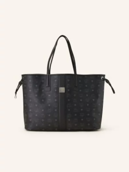 Shopper kabelka Mcm černá