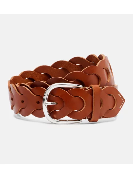 Curea Isabel Marant din piele maro