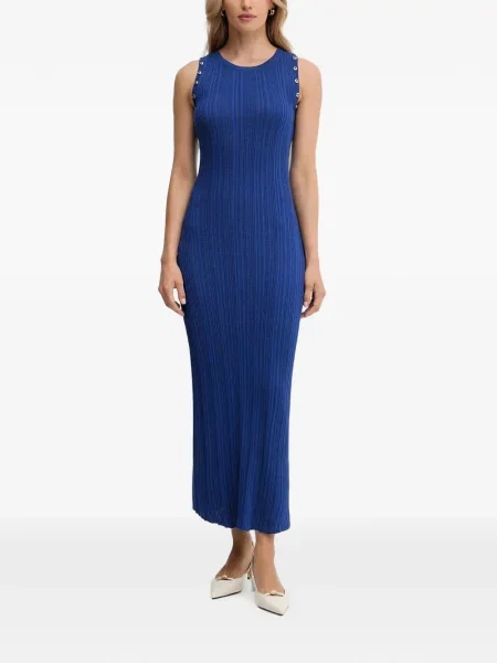 Rochie midi Morgan fără mâneci albastru
