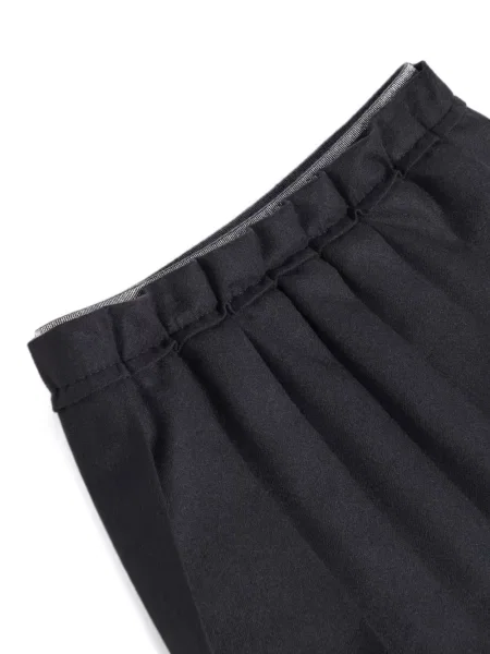 Spódnica mini dziecięca Brunello Cucinelli czarna