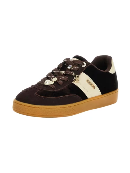 Sneakersy Guess brązowe