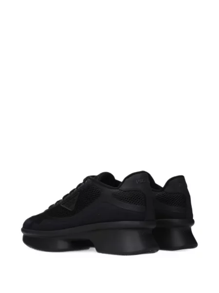 Sneakerși Prada cu autograf negru