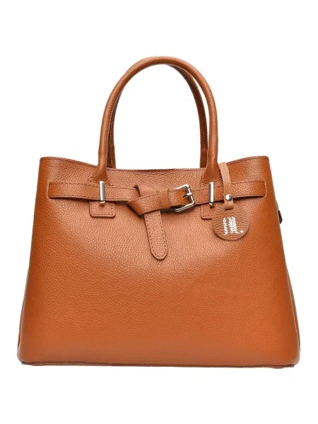 Geantă shopper Anna Luchini maro