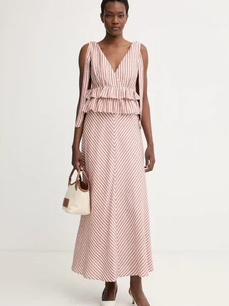 Pedro del Hierro rochie cu peplum cu in