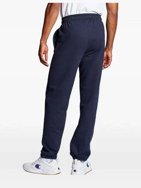 Pantaloni Champion alergare cu autograf albastru
