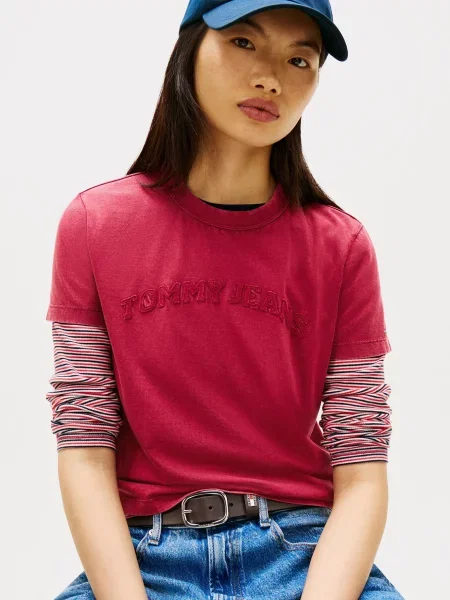 Футболка Tommy Jeans червона