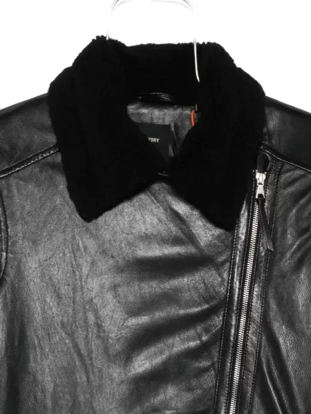 Gulerat geacă Superdry biker negru