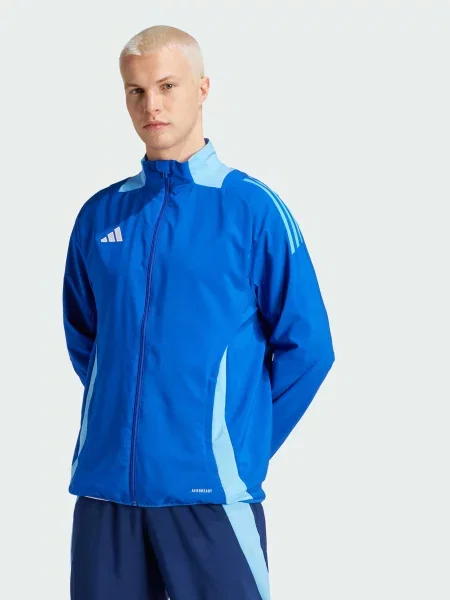 Кофта спортивна adidas Tiro комбінований верх синій
