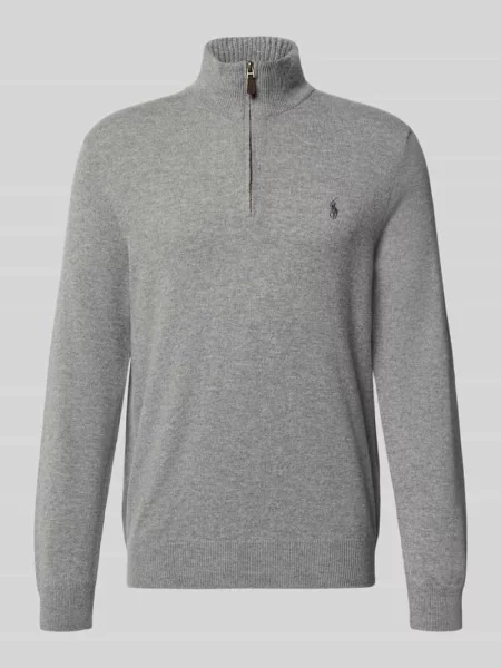 Polo Ralph Lauren sweter wełniany szary