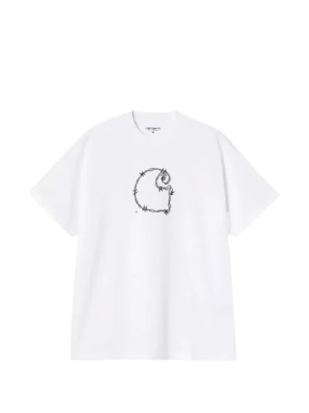 Tricou Carhartt Wip cu imagine alb