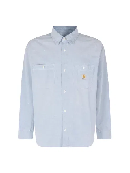 Koszula Carhartt Wip casual niebieska