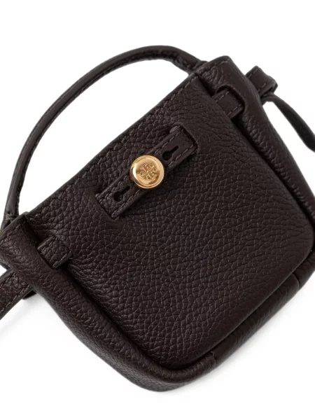 Colier Tory Burch din piele maro