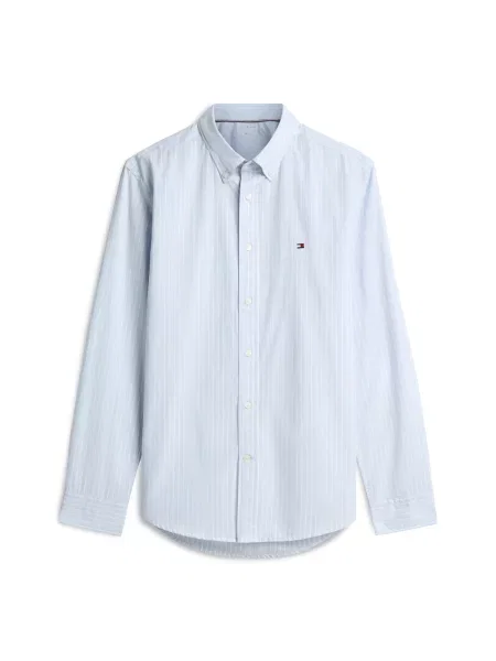 TOMMY HILFIGER Cămașă Flex albastru deschis alb