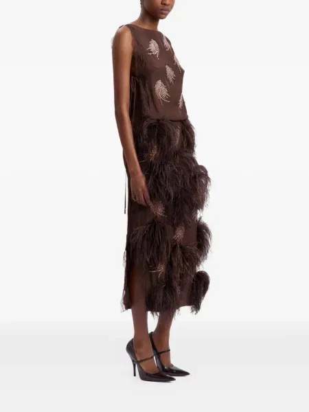 Rochie midi 16arlington maro