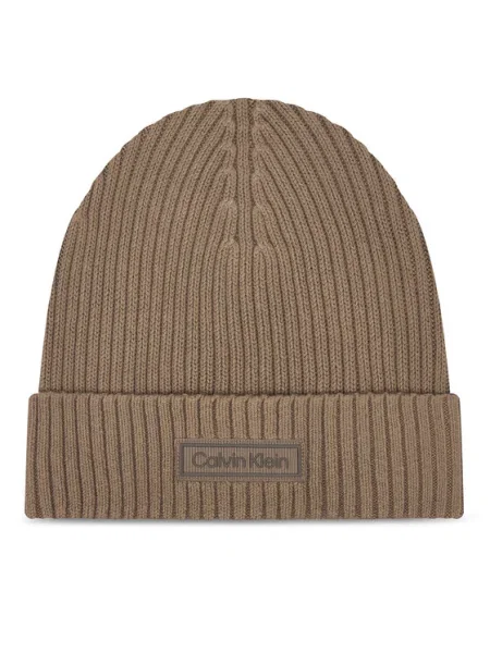 Calvin Klein Căciulă Patch Chunky bej