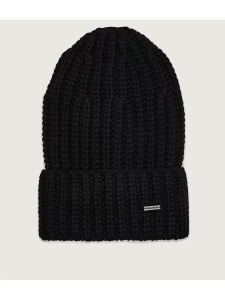 De lână căciulă negru