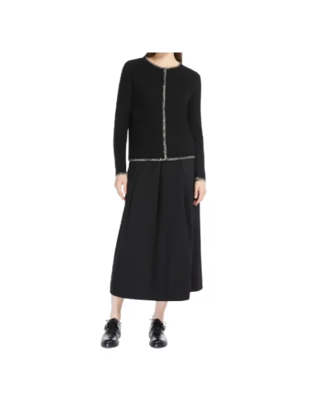 Sweter Max Mara wełniany czarny